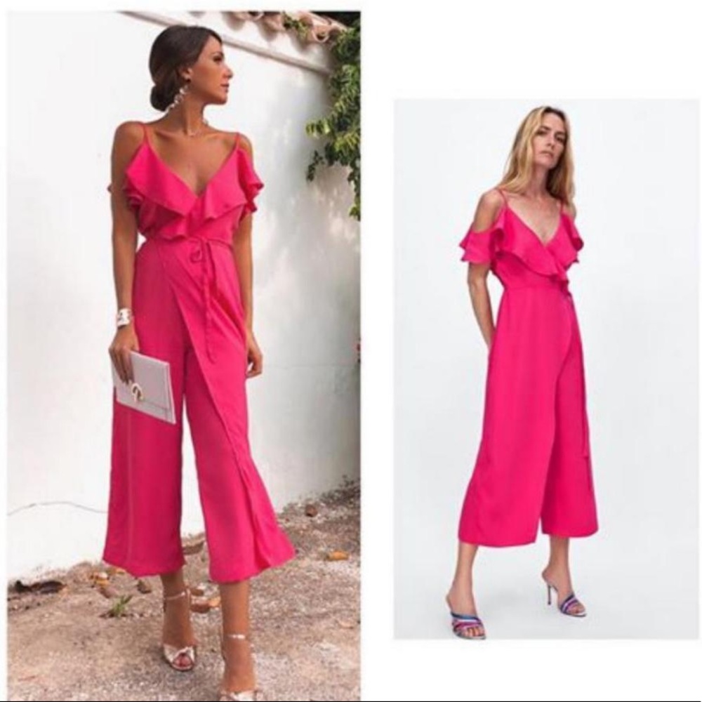 Zara wrapped jumpsuit